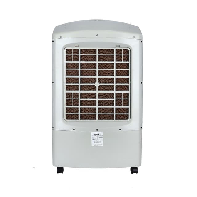 Geepas Air Cooler - Portable Ergonomic Design with 4 Speed, Led Control Panel - 20L Water Tank & Ice Compartment - Led Control Panel with Remote - Wide Oscillation - Ideal for Home, Office & More - 84671