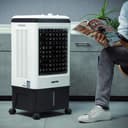 مكيف صحراوي متنقل جيباس 3 سرعات Geepas Air Cooler Ice Compartment & Remote Control Portable Ergonomic Design - 84676