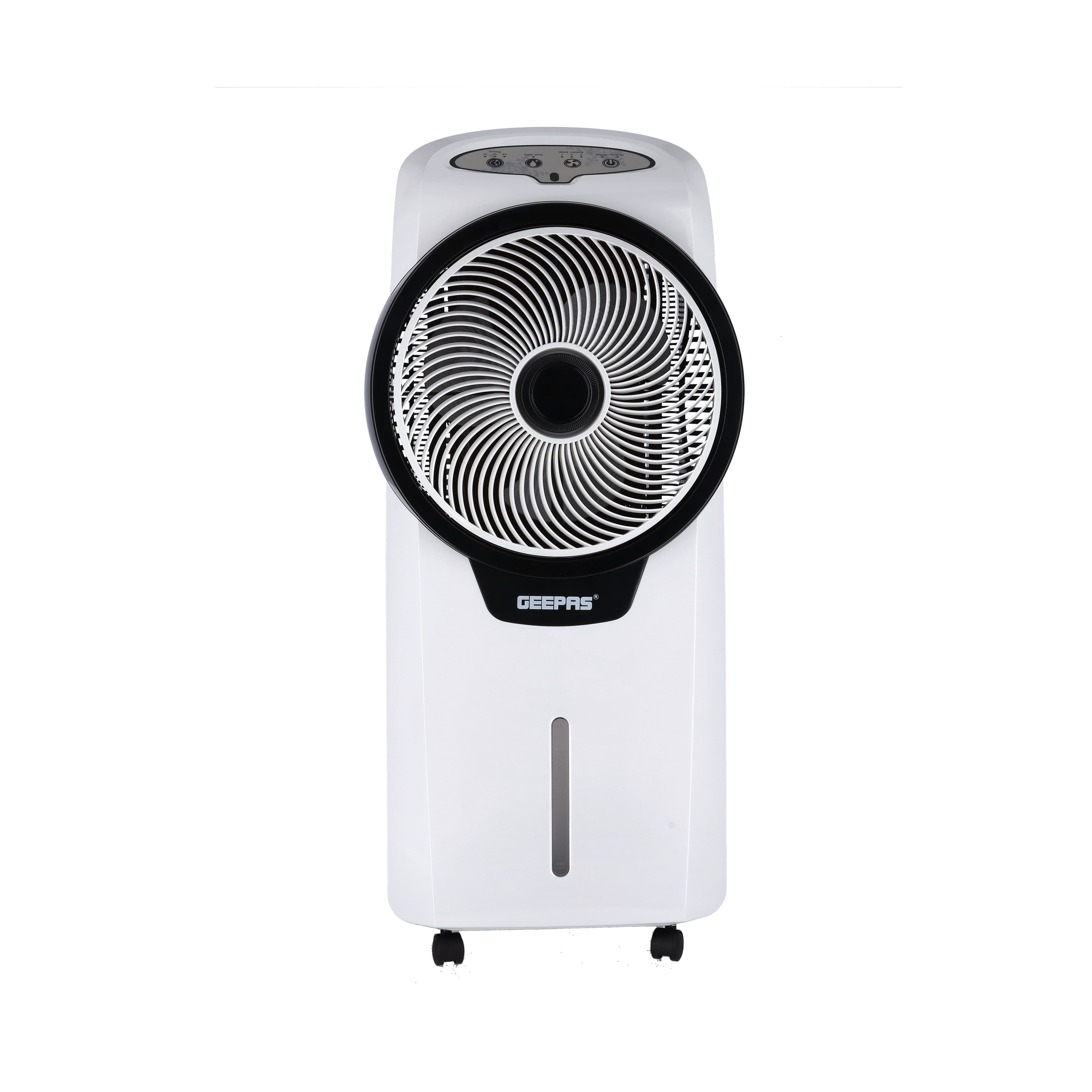 Geepas Rechargeable Air Cooler - Personal Space Ac/Dc Function | 4ah Battery With 7 Hours Working Conditioner For Room Office Kitchen And More| 2 Years Warranty