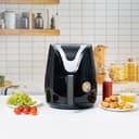 Geepas GAF37501 1500W Digital Air Fryer 3.5L- Hot Air Circulation Technology for Oil Free Low Fat Dry Fry Cooking Healthy Food - Non-Stick Basket, Dishwasher Safe, Overheat Protection - 2 Years Warranty - 84715