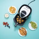 Geepas GAF37501 1500W Digital Air Fryer 3.5L- Hot Air Circulation Technology for Oil Free Low Fat Dry Fry Cooking Healthy Food - Non-Stick Basket, Dishwasher Safe, Overheat Protection - 2 Years Warranty - 84717