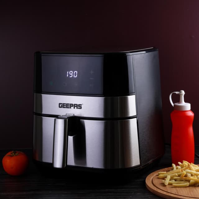 قلاية هوائية جيباس 5 لتر 200 درجة مئوية Geepas 5L Digital Air Fryer