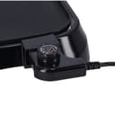 Geepas GBG63040 1600W Electric Barbeque Grill - Adjustable Thermostat Non-Stick Smokeless Grill Indoor with Glass Lid - Overheat Protection & On Indicator Light - Ideal for Bacon, Beef, Chicken, Veggies & More