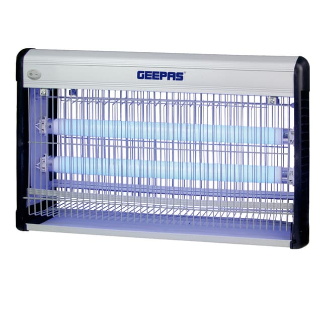 جهاز قاتل الناموس الكهربائي قابل للغسل أنبوبين 2 واط جيباس Geepas 2 Tubes 6W Washable Electric Bug Killer