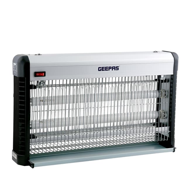 ناموسية كهربائية كبيرة جيباس Geepas Electric Bug Killer Powerful 2 UV Light Tubes Automatic Bug Zapper Insect Killer