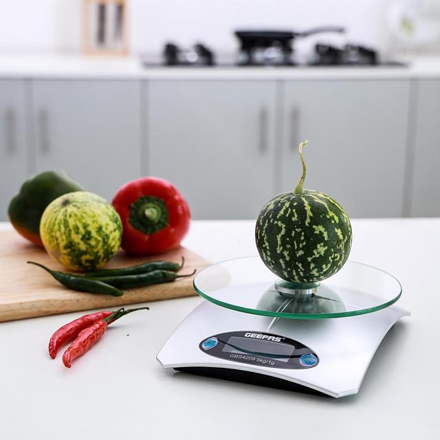 ميزان أكل مطبخ جيباس Kitchen Weighing Scale Geepas - SW1hZ2U6MTM1Mzk4