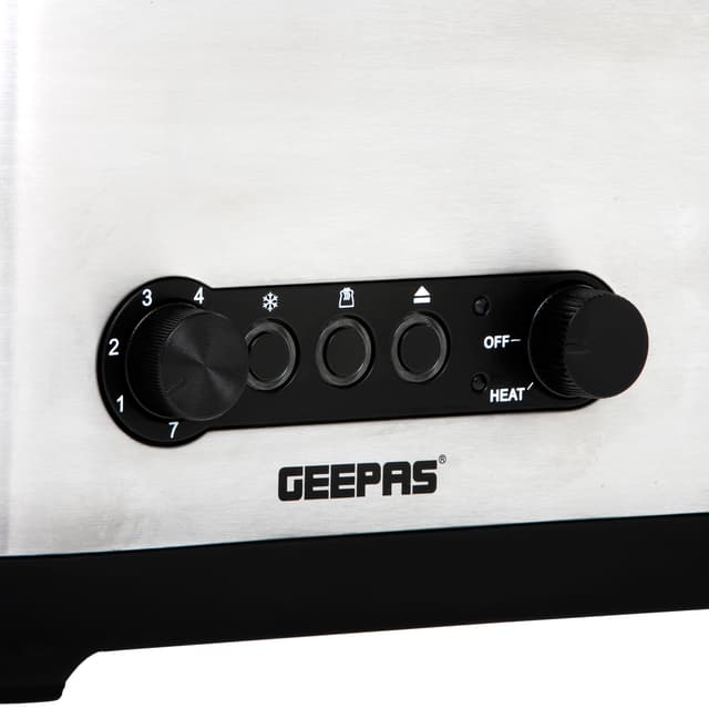 توستر Geepas Multi-Function Toaster with Egg Boiler and Poacher - 1250W
