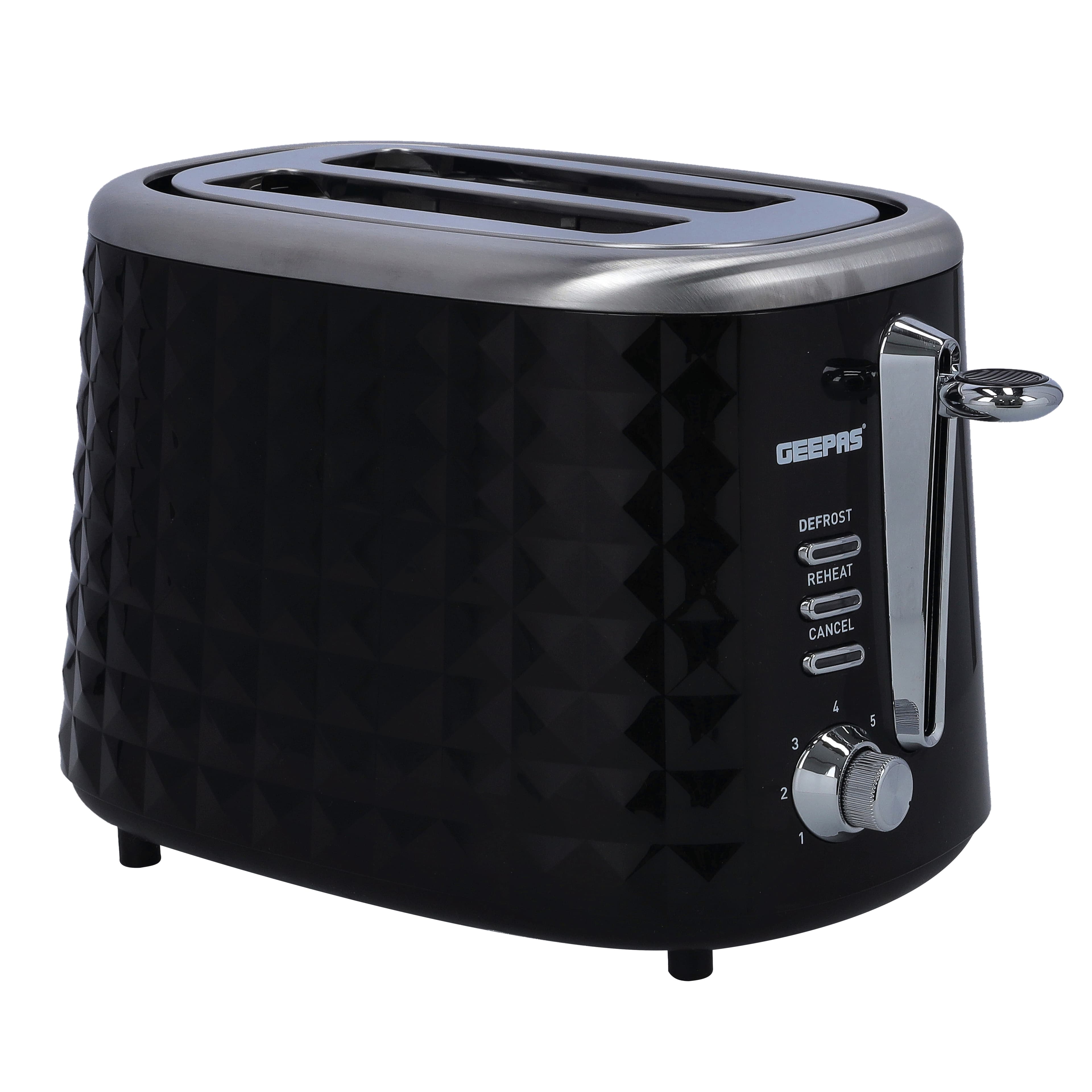 حماصة توست 850 واط شريحتين جيباس Geepas 2 Slice 850W Bread Toaster