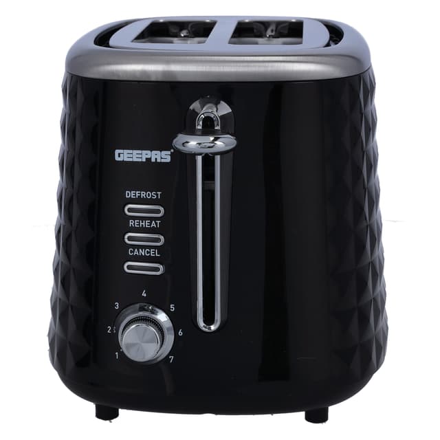 حماصة توست 850 واط شريحتين جيباس Geepas 2 Slice 850W Bread Toaster - 126928