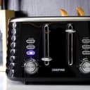 توستر جيباس محمصة خبز 4 شرائح Geepas Bread Toaster 4 Slice - 126939