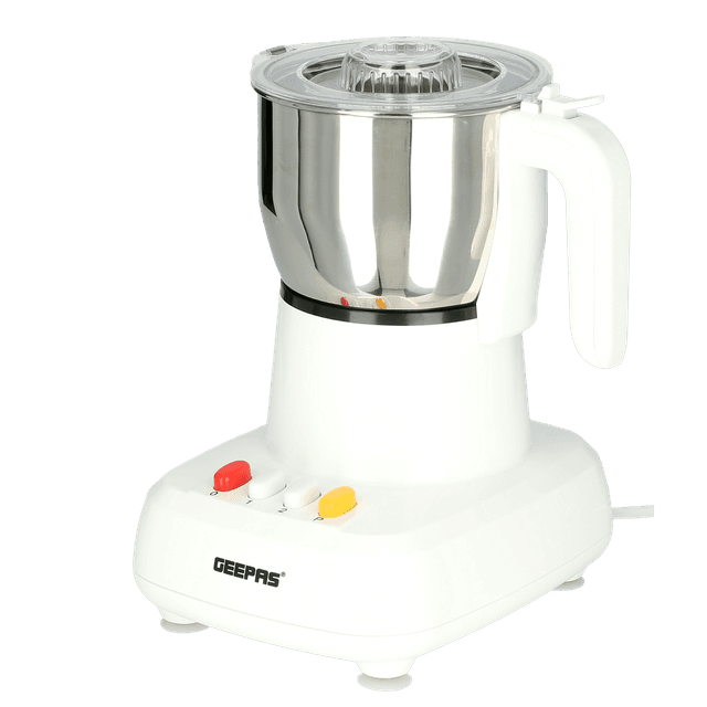 طاحونة قهوة كهربائية 600 واط 300 مل ستانلس ستيل جيباس Geepas Stainless Steel 300Ml 600W Electric Coffee Grinder