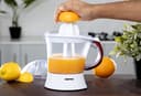 Geepas 25 Watt Citrus Juicer - Quick, Healthy, Nutritious Juices - Effortless Juicer With 2 Cones, Bi-Direction Twist, 1.2 Liter Capacity - 2-Years Warranty