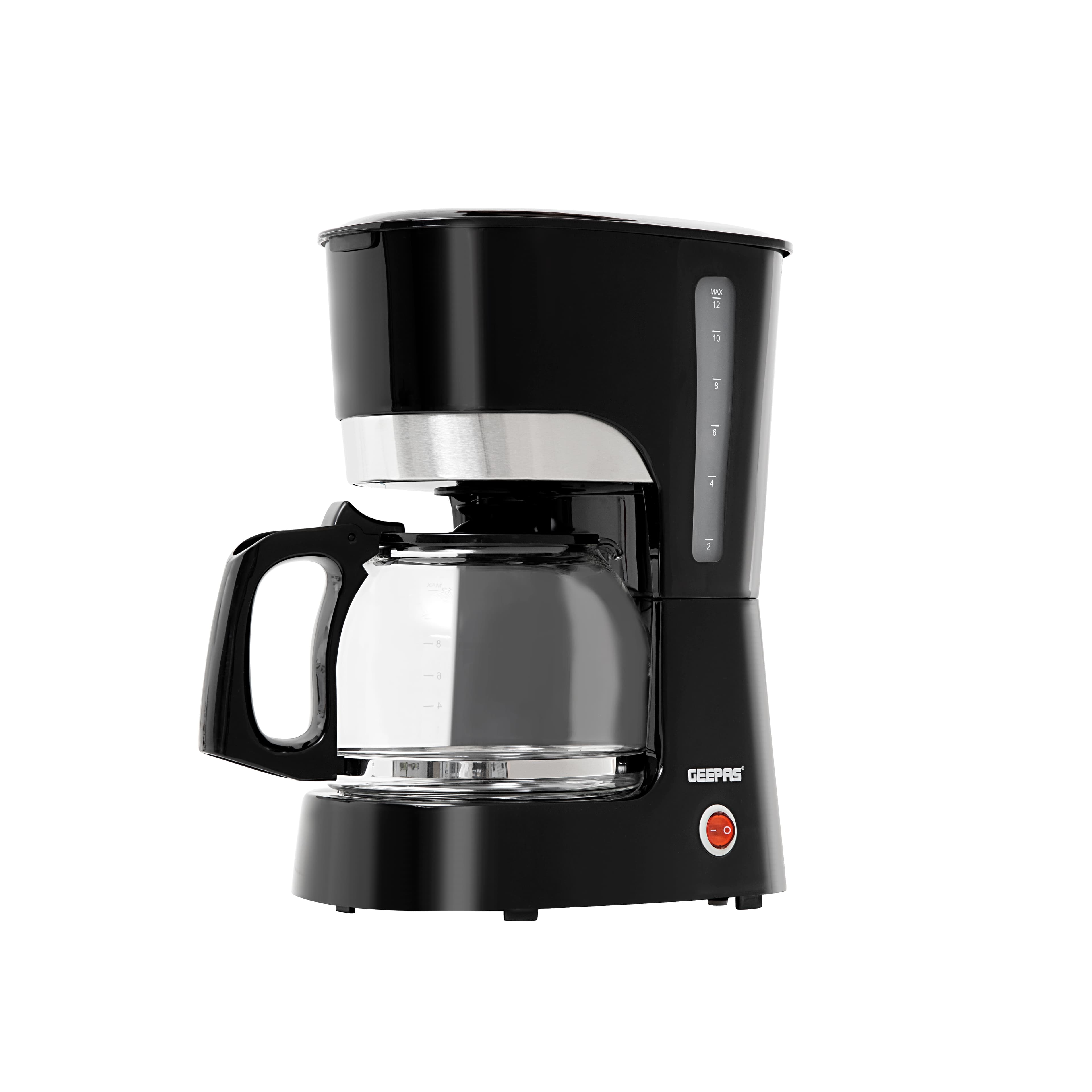 ماكينة قهوة مقطرة بسعة 1.5 لتر 1000 واط جيباس Geepas GCM6103 1000W 1.5L Coffee Machine