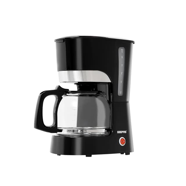 ماكينة قهوة مقطرة بسعة 1.5 لتر 1000 واط جيباس Geepas GCM6103 1000W 1.5L Coffee Machine - 255466