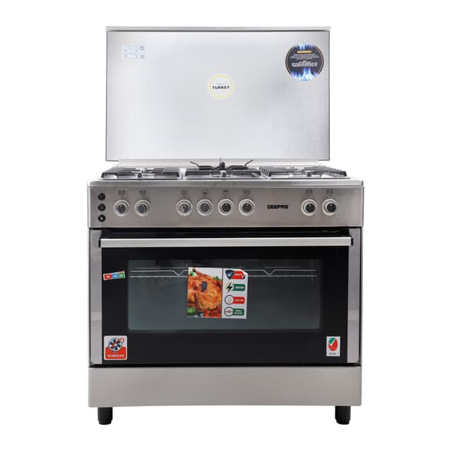 فرن وغاز منزلي ب 5 شمعات Cooking Range - Geepas - 257766