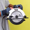 Geepas 1200W Circular Saw 185mm - Multi-Purpose Blade 65mm Cutting Depth,Depth & Angle Adjustment - Ideal for Wood, Mild Steel, Plastic & More