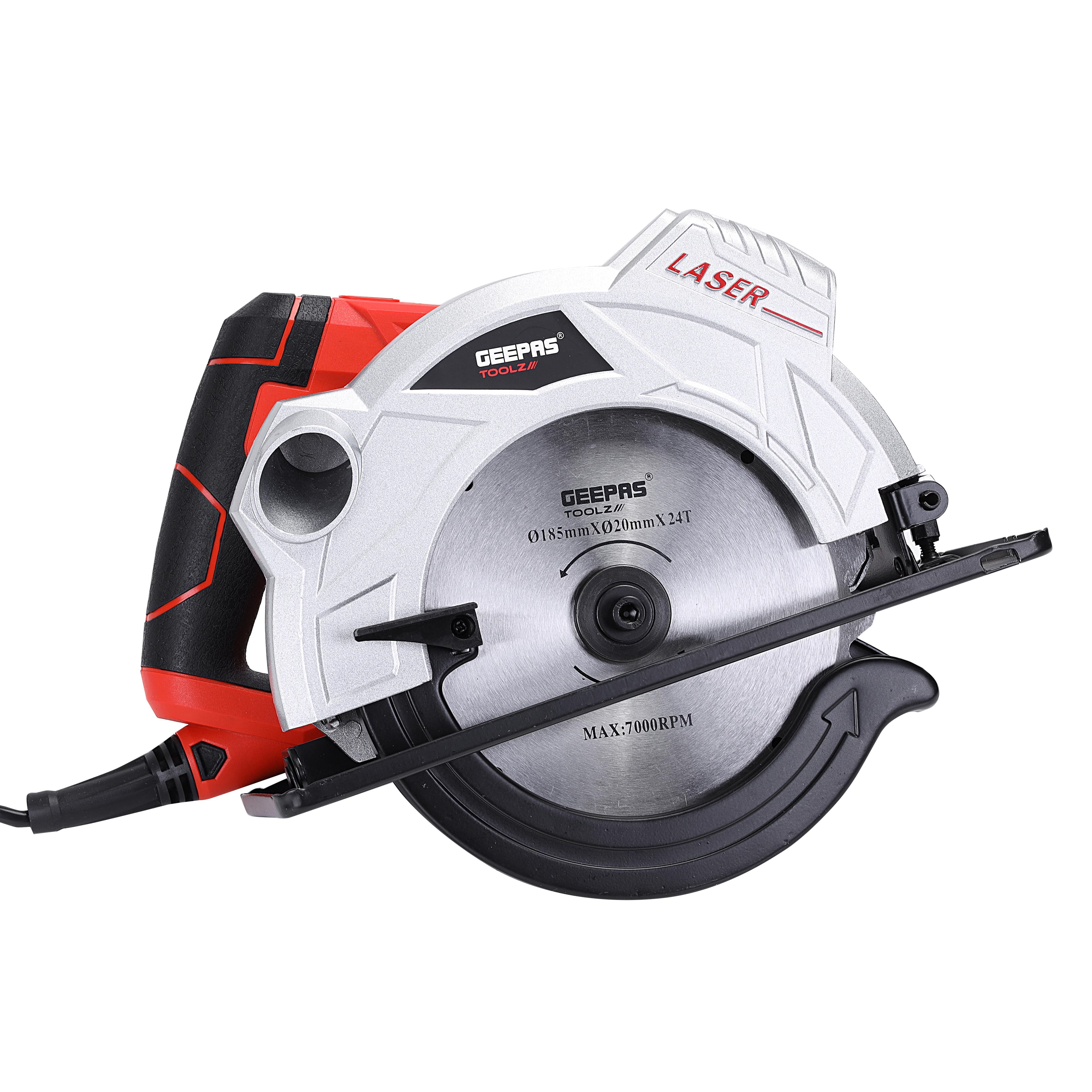 منشار دائري 1500 واط 5800 دورة/دقيقة جيباس Geepas 5800 c/m 1500 W Multi Purpose Circular Saw