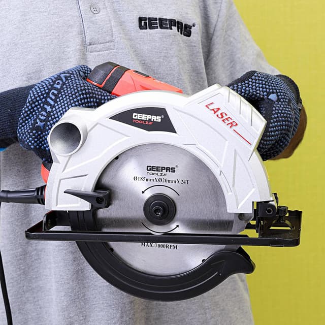 منشار دائري 1500 واط 5800 دورة/دقيقة جيباس Geepas 5800 c/m 1500 W Multi Purpose Circular Saw