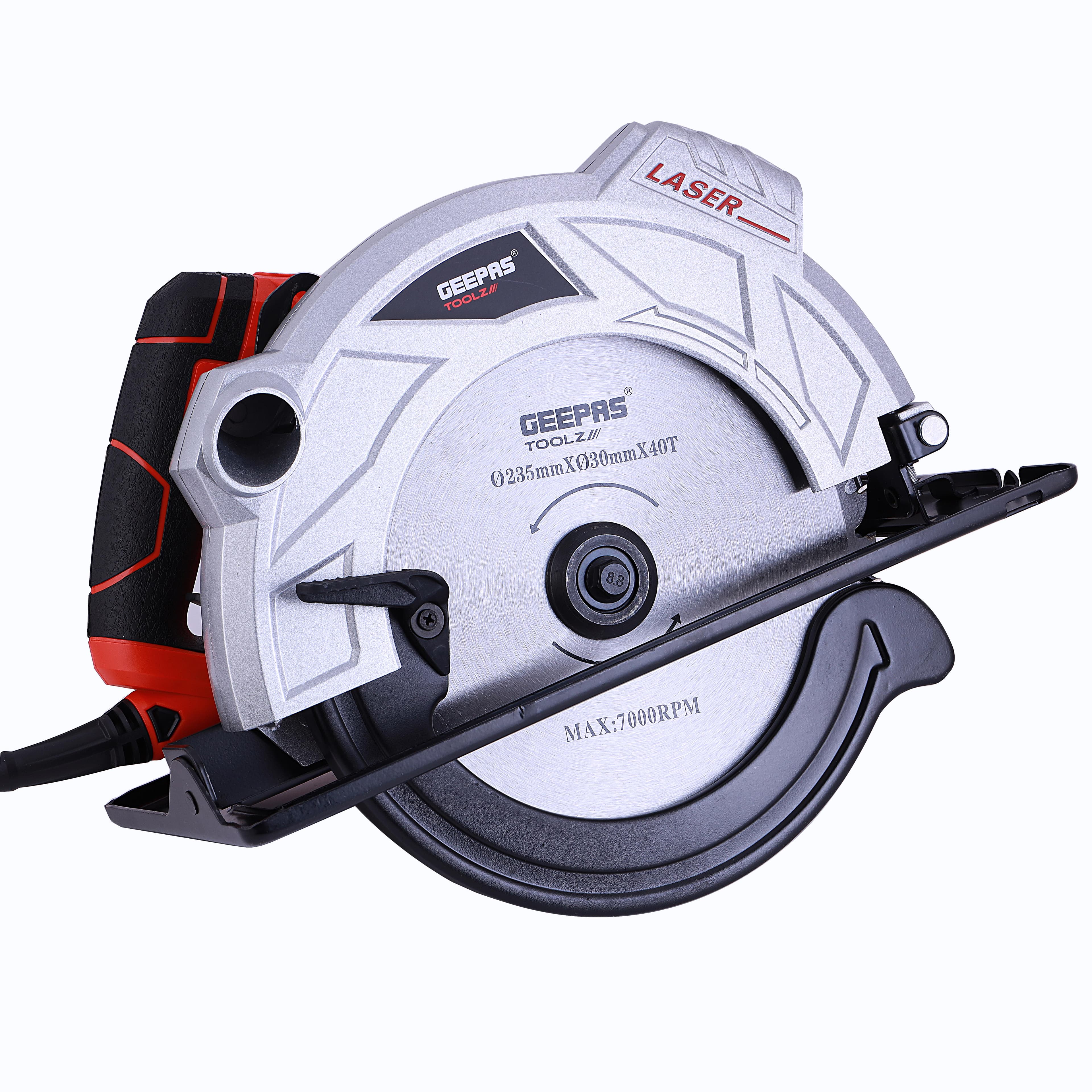 منشار دائري Geepas 2000W 235mm - Multi-Purpose Circular Saw