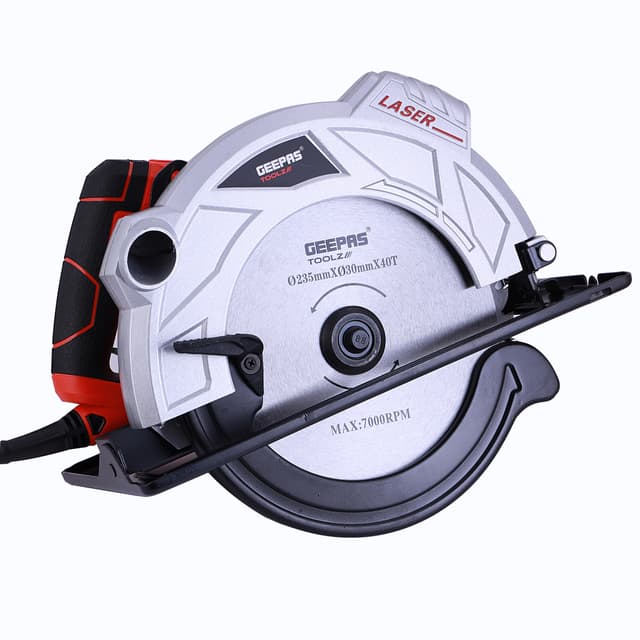 منشار دائري Geepas 2000W 235mm - Multi-Purpose Circular Saw - 255498