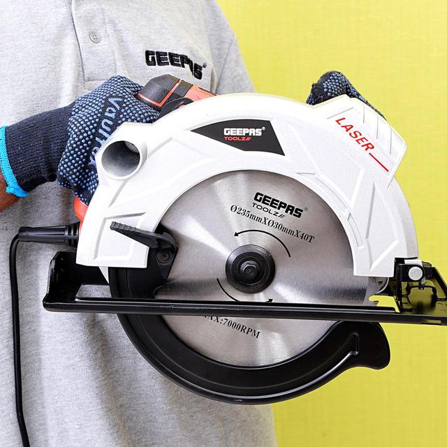 منشار دائري Geepas 2000W 235mm - Multi-Purpose Circular Saw