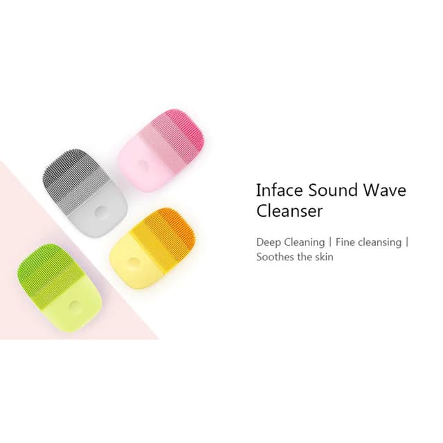 inFace Xiaomi Inface Sound Wave Cleanser Global Version - Pink - Pink