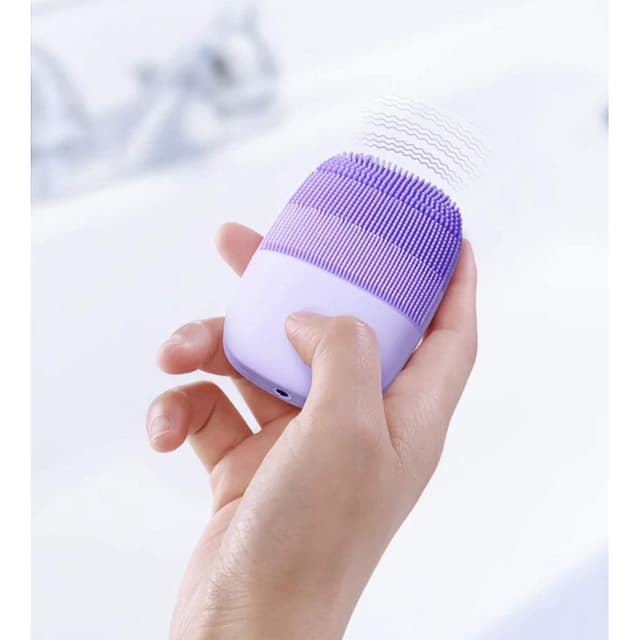 inFace Xiaomi Inface Facial Cleansing Brush Upgrade Version Mijia Electric Sonic Face Brush Deep Cleaning Waterproof Tool - Purple - Purple