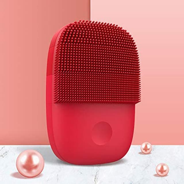 Xiaomi Inface Facial Cleansing Brush Upgrade Version Mijia Electric Sonic Face Brush Deep Cleaning Waterproof Tool - Red