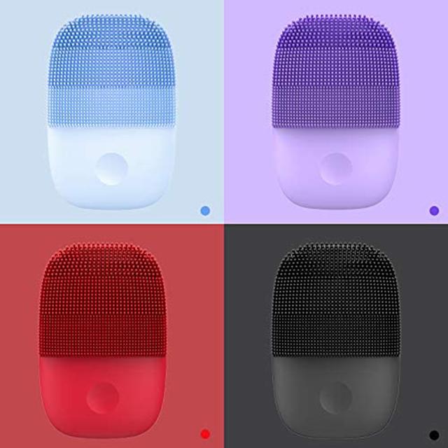 Xiaomi Inface Facial Cleansing Brush Upgrade Version Mijia Electric Sonic Face Brush Deep Cleaning Waterproof Tool - Red