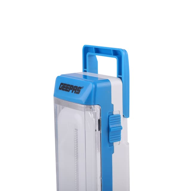 Geepas GE53014 Rechargeable LED Lantern - 20 Pcs SMD Hi-Power Luminous LEDs, 4 Hours Working (Weak Light) -Suitable for Power Outages - 2 Years Warranty