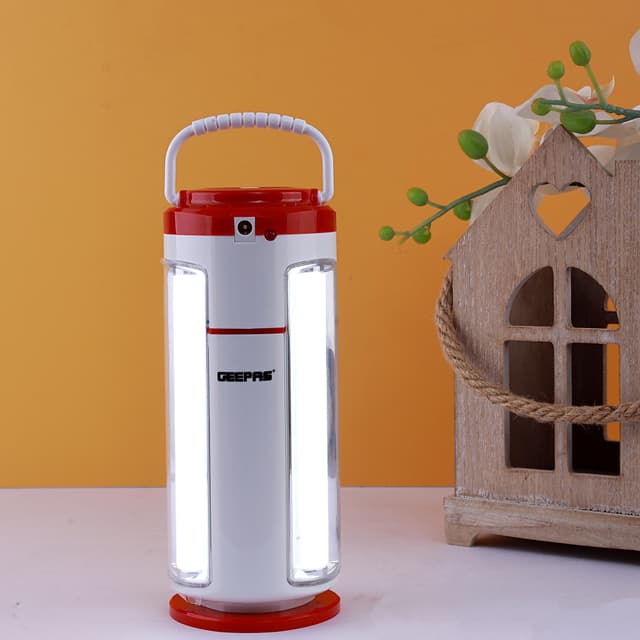 مصباح Geepas Rechargeable LED Lantern 10W - 54 Super Bright LEDs, 7 Hours Working