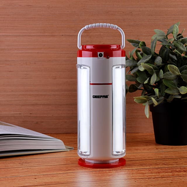 مصباح Geepas Rechargeable LED Lantern 10W - 54 Super Bright LEDs, 7 Hours Working