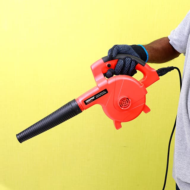Geepas 400W Blower Small and Handy Air Blower - Vacuum Duster - Air Dust Blower - Electric Inflator 400w with Dust Bag