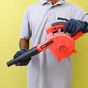 منفاخ هواء كهربائي Geepas Electric Blower 600W - Compact and Lightweight Leaf Blower |No Load 16000 RPM with Vacuum Cleaner Function