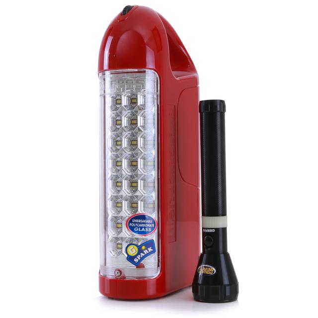 مصباح و كشاف Geepas Rechargeable LED Emergency & Flashlight - SW1hZ2U6MTUyNzU4