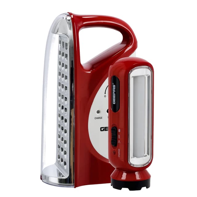 فانوس مع مصباح Lantern with Torch Portable 36 Pcs Led Geepas