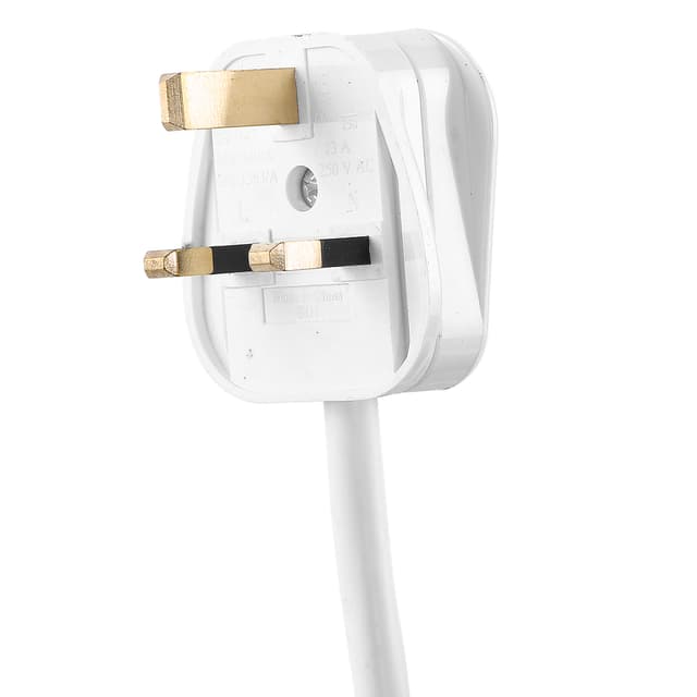 Geepas 4 Way Extension Socket 13A – 4 Power Switches with Led Indicators - Extra Long 3m Cord with Over Current Protected - Ideal for All Electronic Devices