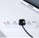 Geepas 3 Way Extension Socket 13A - Charge Multiple Devices with Child Safe, Extra Long Cord & Over Current Protected - Ideal For All Electronic Devices - 120596