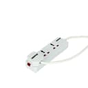 محول كهرباء Geepas 3 Way Extension Socket 13A