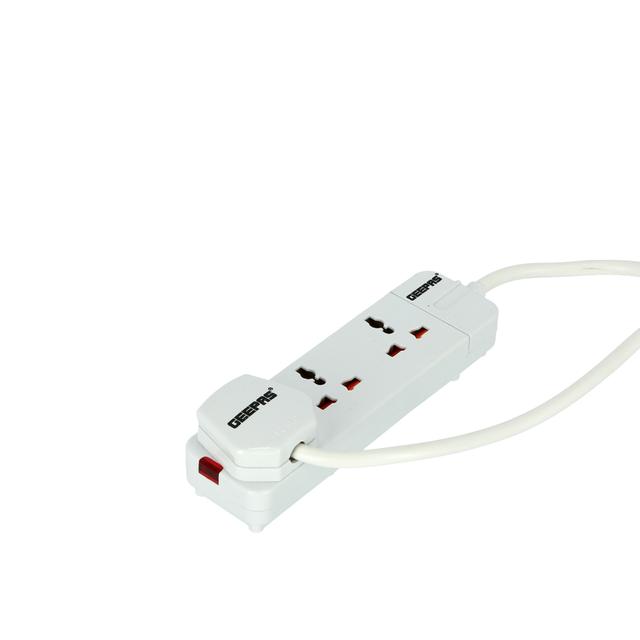 محول كهرباء Geepas 3 Way Extension Socket 13A - SW1hZ2U6MTM3MDQ3