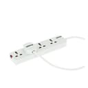 Geepas 4 Way Extension Socket 13A - Extension Strip With Led Indicators - Child Safe -Extra Long Cord with Over Current Protected - Ideal For All Electronic Devices