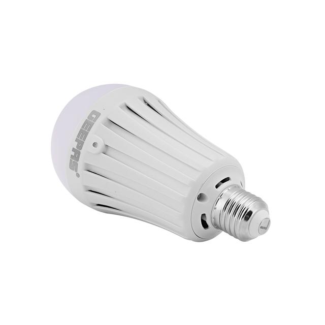Geepas 6W Led Bulb Energy Saving Auto AC/DC Operation Rechargeable