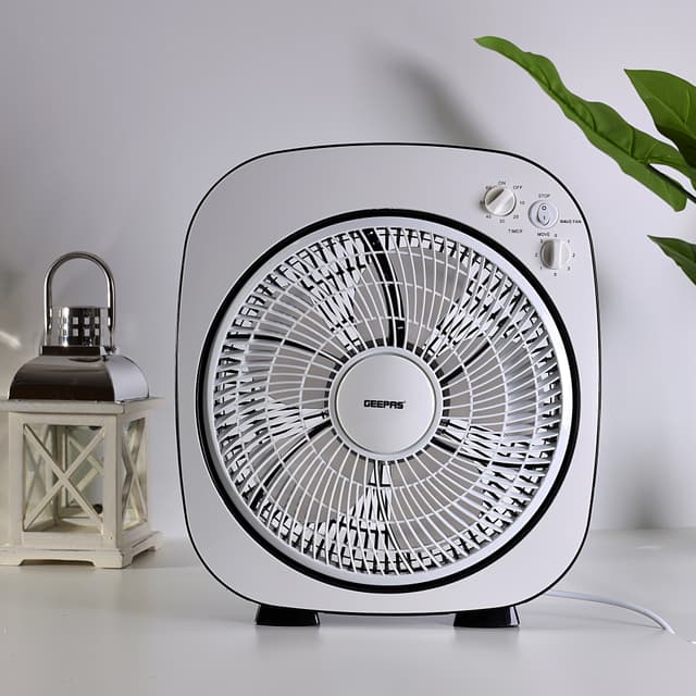 Geepas Personal Desk Fan with 45 W Powerful Copper Motor GF926 - 120728