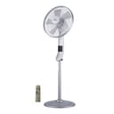 Geepas GF9466 16" Stand Fan With Remote Control 50W - 3 Speed, 5 Leaf Blade, Adjustable Height & Tilt Setting With Led Display - Auto Off - 2 Years Warranty