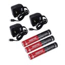 مجموعة كشافات ليد 3في1 القابل للشحن 3 IN 1 Family Pack Rechargeable Led Flashlight - Geepas - 126441