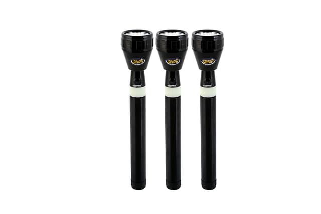 مجموعة كشافات ليد 3في1 القابل للشحن 3 IN 1 Family Pack Rechargeable Led Flashlight - Geepas - 257671