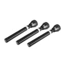 Geepas GFL51026 3 IN 1 Rechargeable Led Flashlight 265MM - 2000 Meters Range, Portable Torch with 3 Hours Continuous Working-Ideal for Camping & More