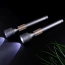 مصباح يدوي Geepas 2 PCS Rechargeable Water Proof LED Flashlight - 3000 Mah Super