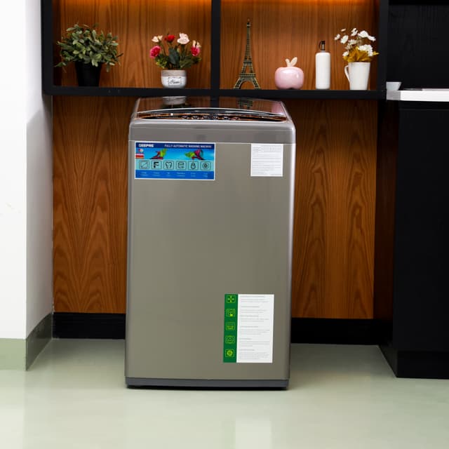 غسالة تعبئة علوية 7 كج اوتوماتيك جيباس Geepas Fully Automatic Top Load Washing Machine 7KG