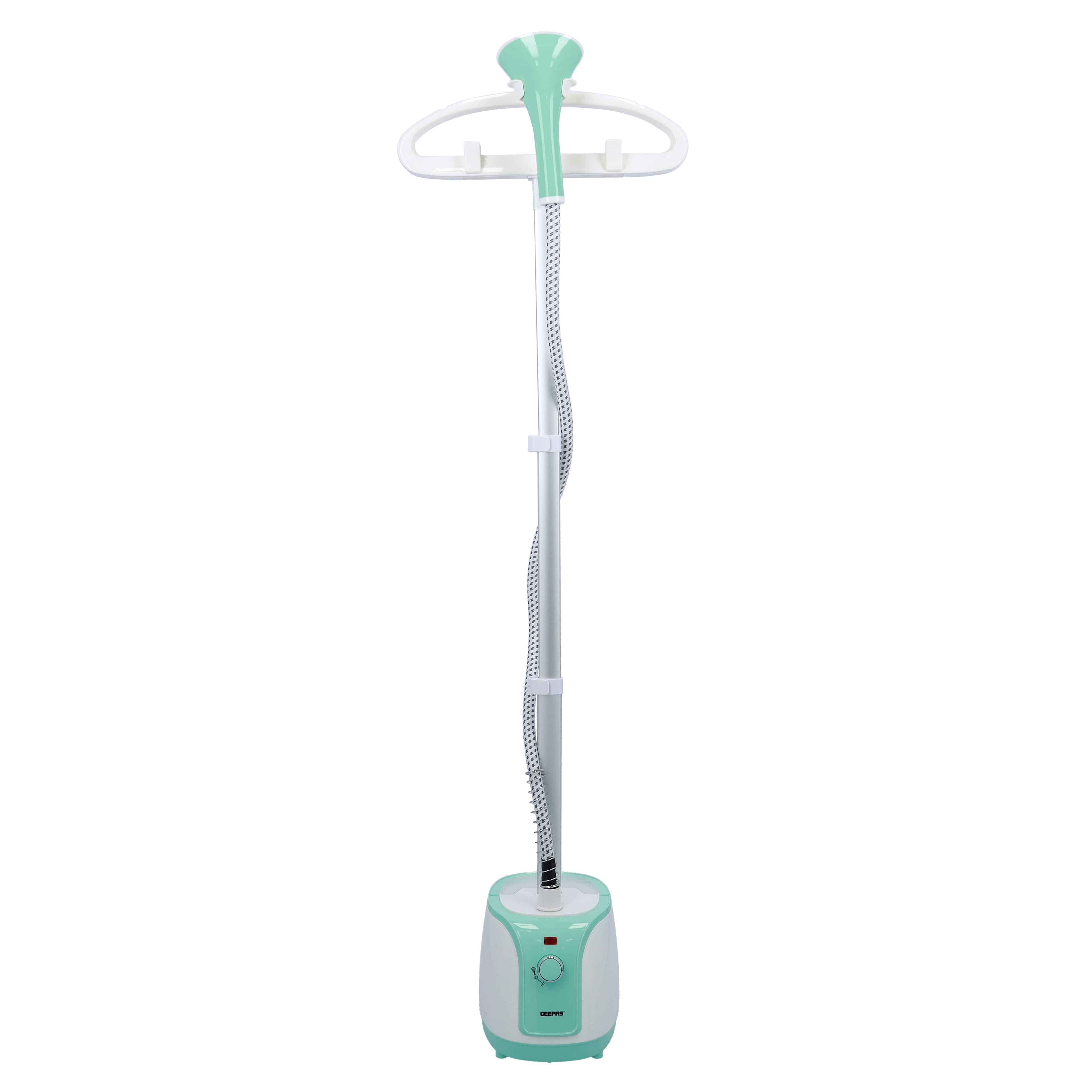 Geepas GGS9695 1800W Garment Steamer - Portable 2 Steam Levels, Overheat & Thermostat Protection, 2L Water Tank, 45s Preheat Time, 2-Years Warranty